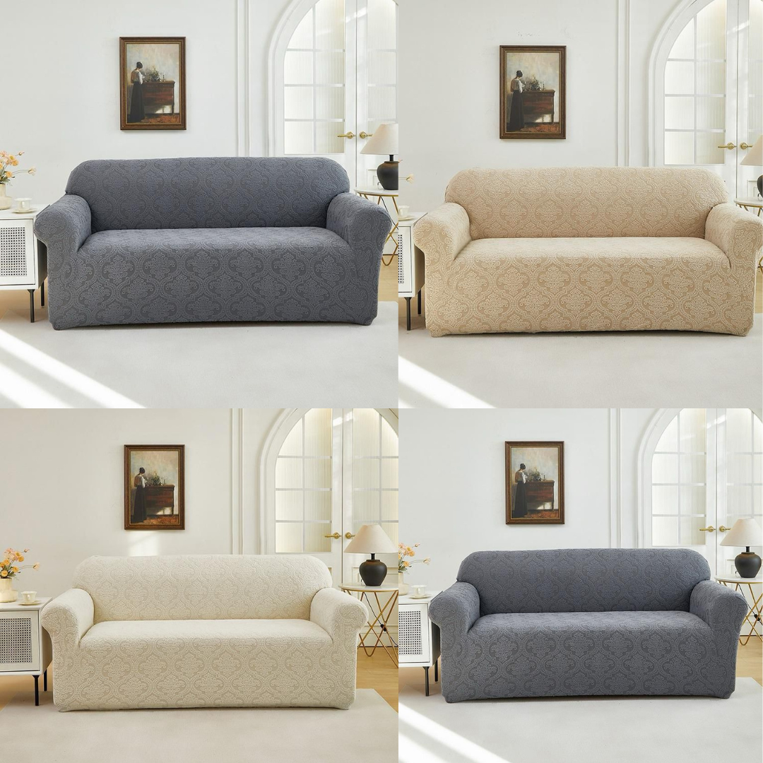Damask Plain Sofa Covers01 (3:1:1)